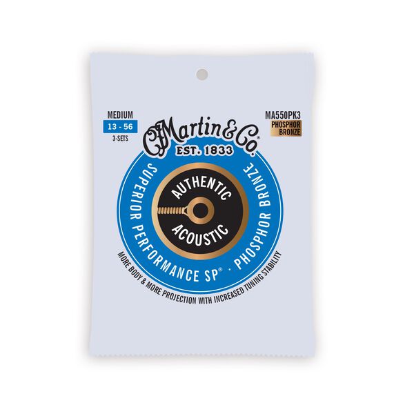 Authentic Acoustic SP® Guitar Strings Phosphor Bronze image number 0